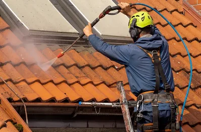 Démoussage et hydrofuge de toiture à Leschelle